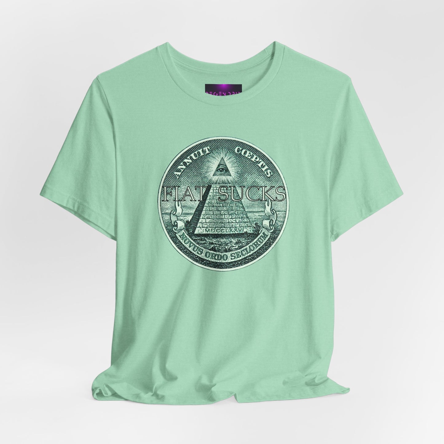 FIAT SUCKS T-Shirt | Bitcoin Merchandise | Crypto Apparel | WAGMI Miami