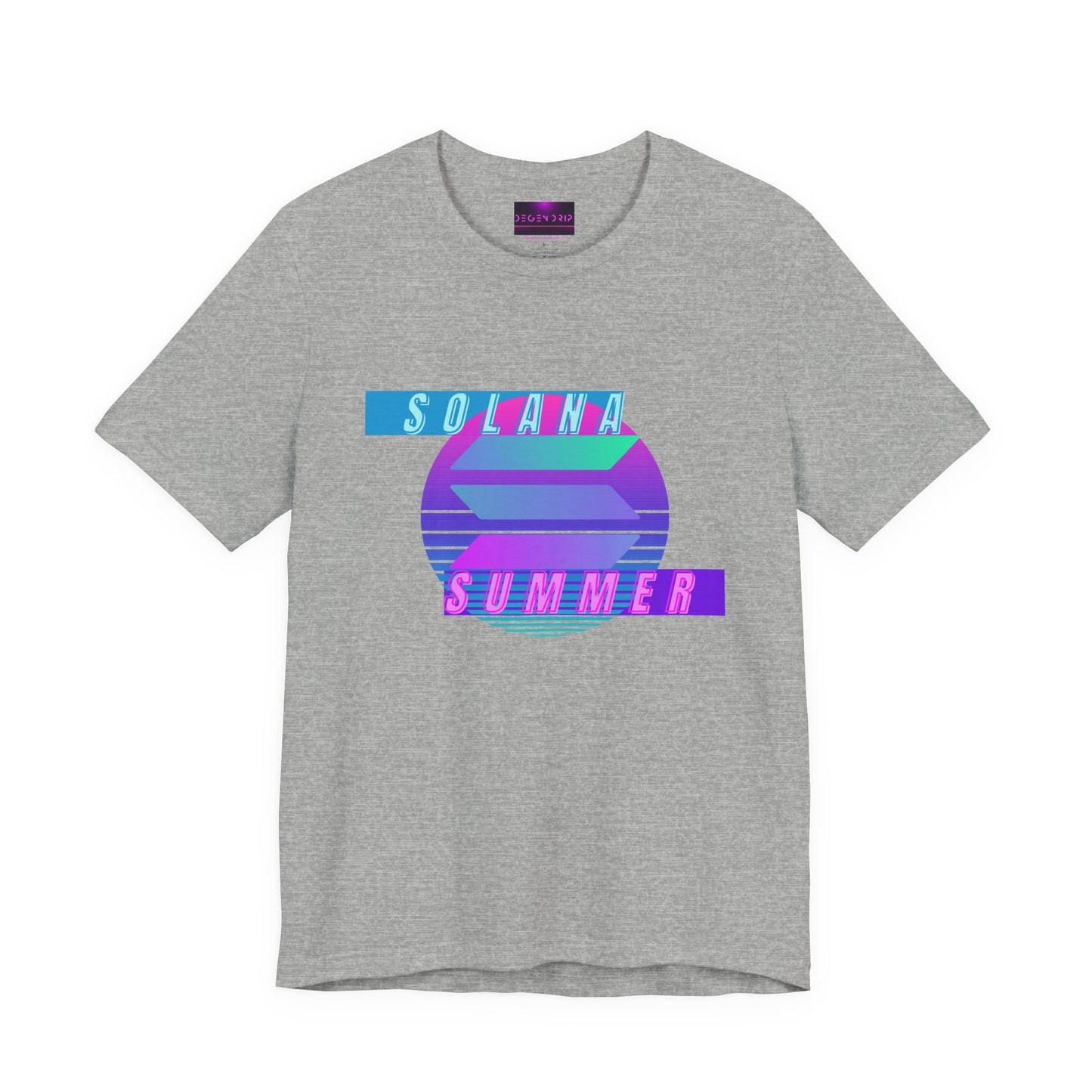 SOLANA SUMMER Vintage T-Shirt | BTC Merch | Miami Vice | Degen Clothing