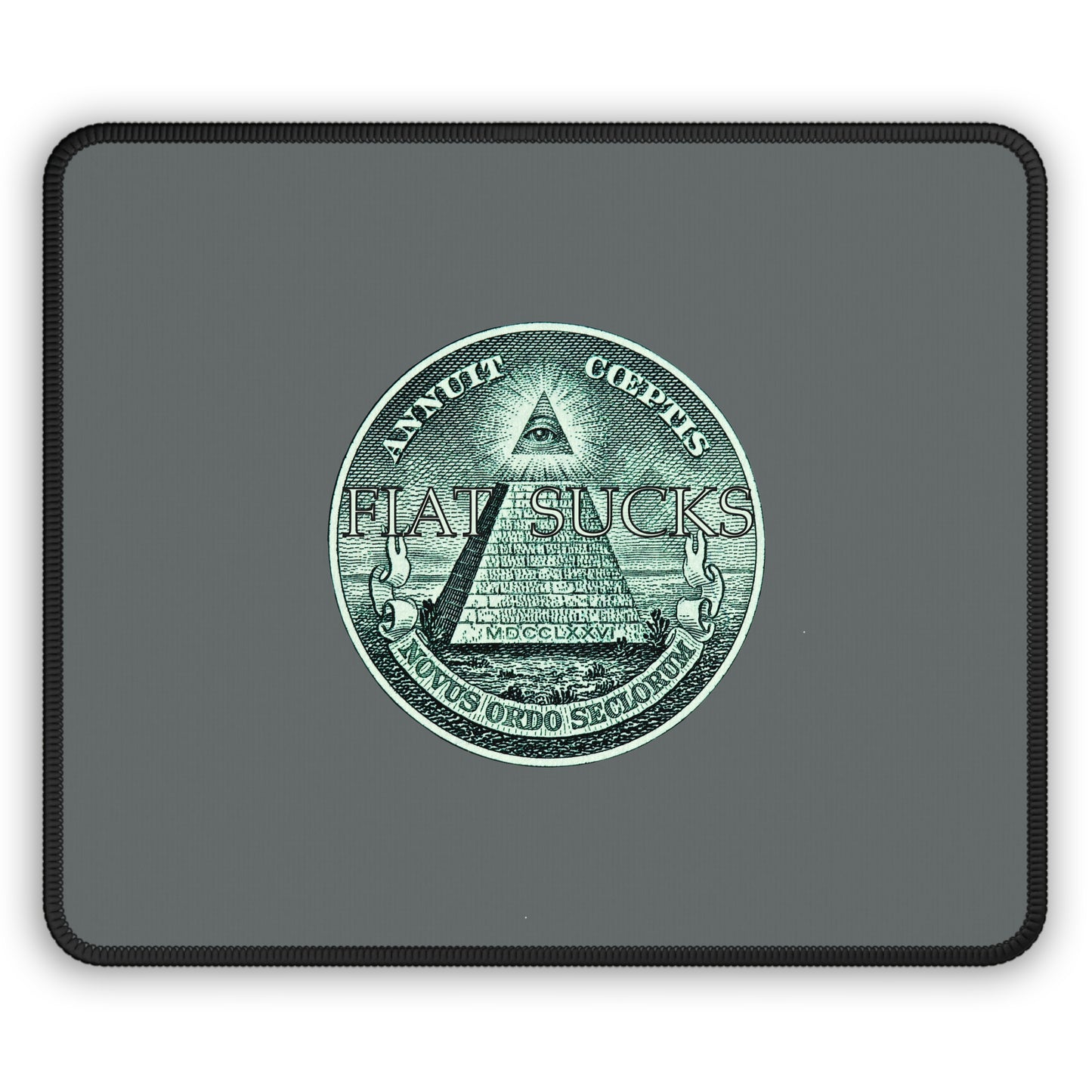 FIAT SUCKS Mouse Pad | Bitcoin Accessories | Stock Trading Mouse Pad | WAGMI Miami