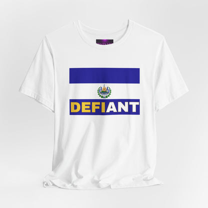 DEFIANT EL SALVADOR Crypto Shirt | Bitcoin Friendly Countries | El Salvador Crypto Currency