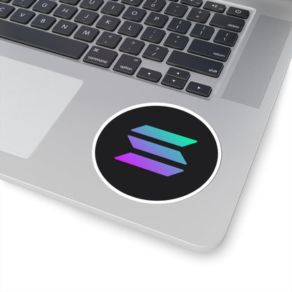 Solana Kiss-Cut Sticker | SOL Stickers | Crypto Phone | Bitcoin Singapore