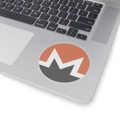 Monero Kiss-Cut Sticker | XMR Stickers | Crypto Laptop | TOKEN 2049