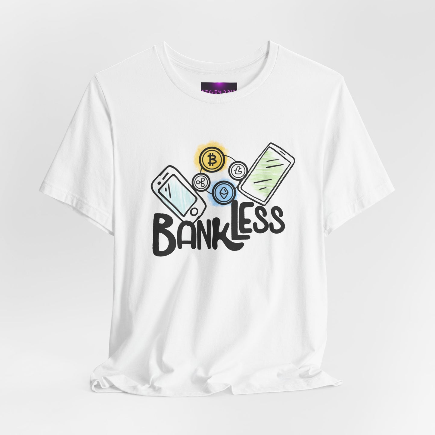 BANKLESS T-Shirt | Bitcoin Apparel | Debanked Miami | Crypto Merch