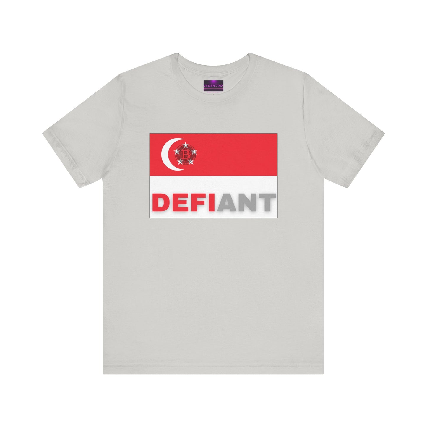 SINGAPORE DEFIant T-Shirt | Bitcoin Singapore | Proud Singaporeans | Crypto Hub