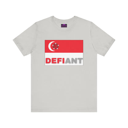 SINGAPORE DEFIant T-Shirt | Bitcoin Singapore | Proud Singaporeans | Crypto Hub