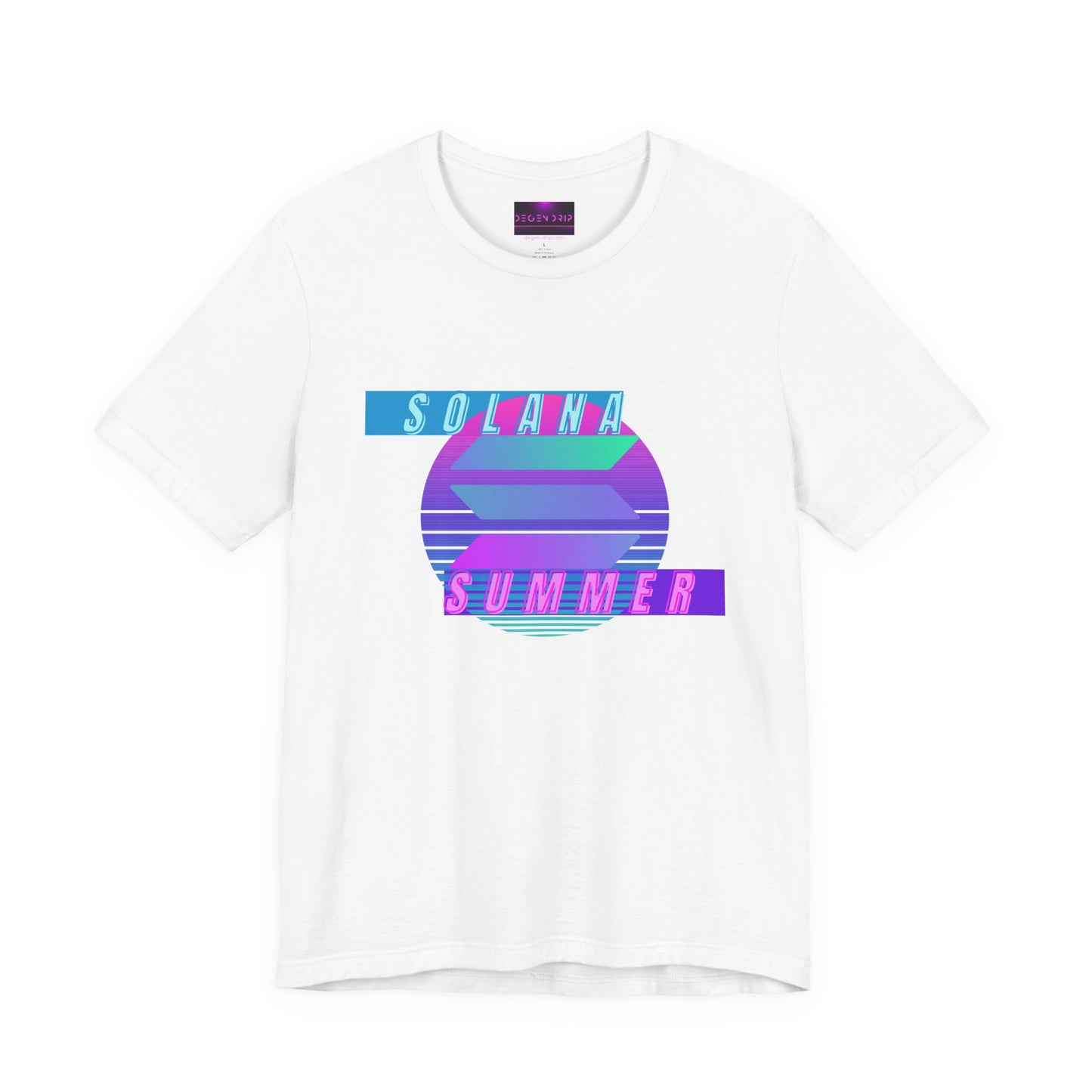 SOLANA SUMMER Vintage T-Shirt | BTC Merch | Miami Vice | Degen Clothing