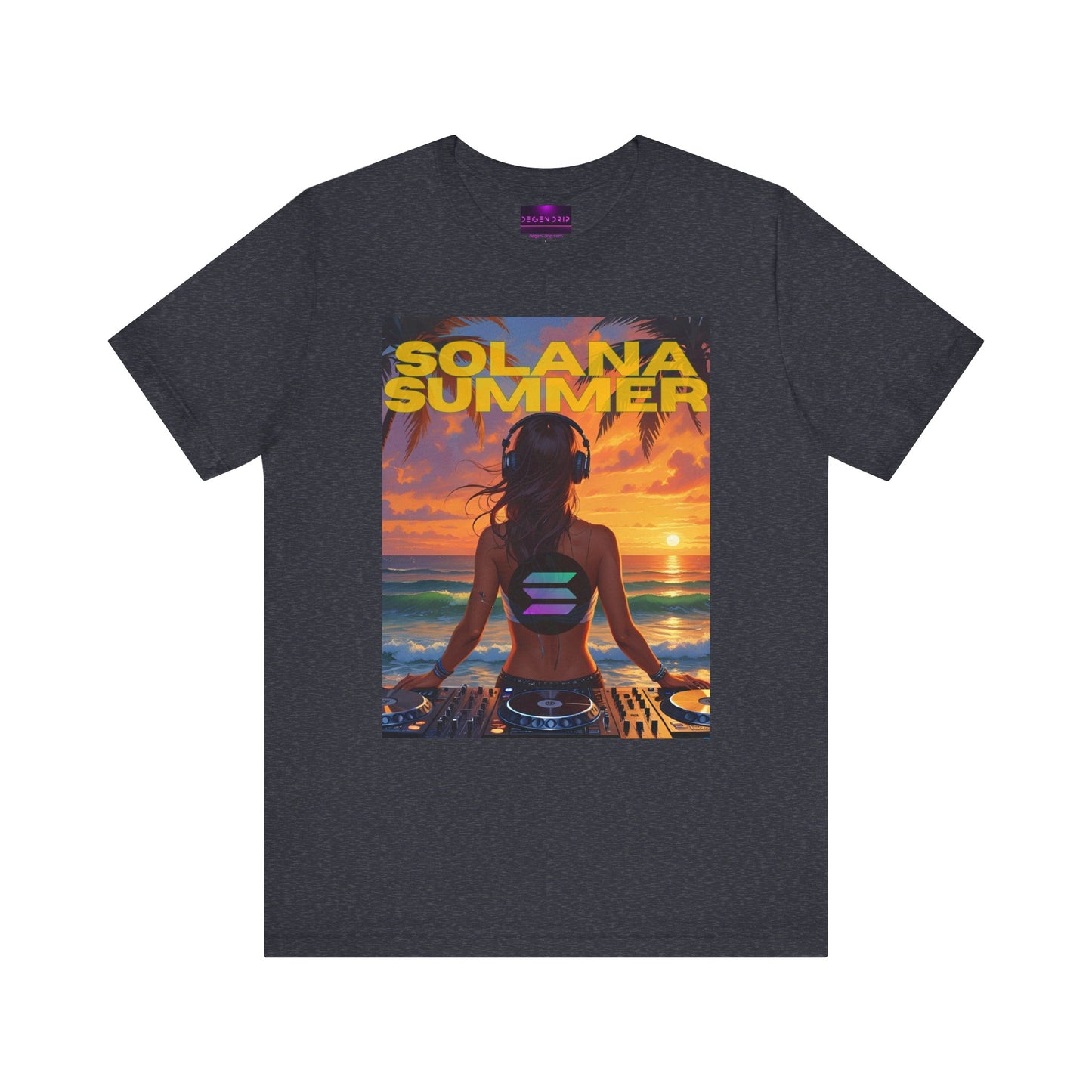 SOLANA SUMMER T-Shirt | Bitcoin Apparel | Debanked Miami | Degen Clothing