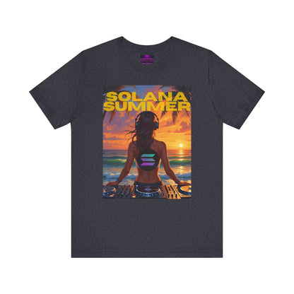 SOLANA SUMMER T-Shirt | Bitcoin Apparel | Debanked Miami | Degen Clothing