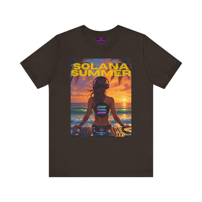 SOLANA SUMMER T-Shirt | Bitcoin Apparel | Debanked Miami | Degen Clothing