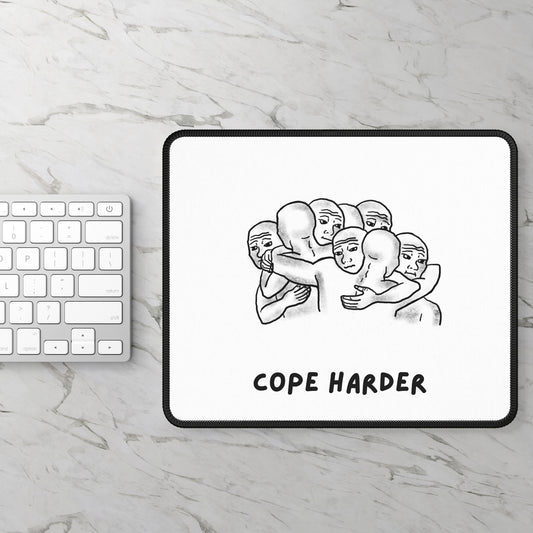 COPE HARDER Mouse Pad | Bitcoin Accessories | Wojak Merch | WAGMI Miami