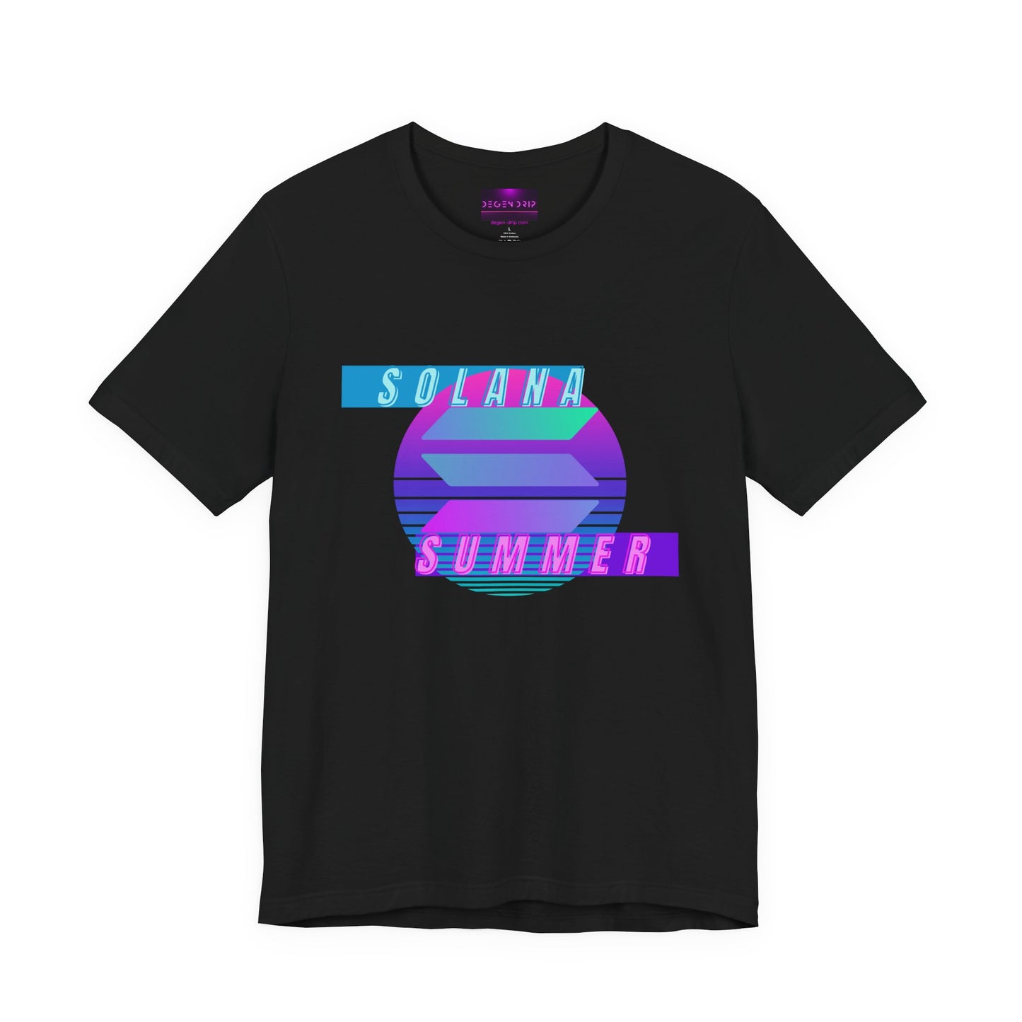 SOLANA SUMMER Vintage T-Shirt | BTC Merch | Miami Vice | Degen Clothing