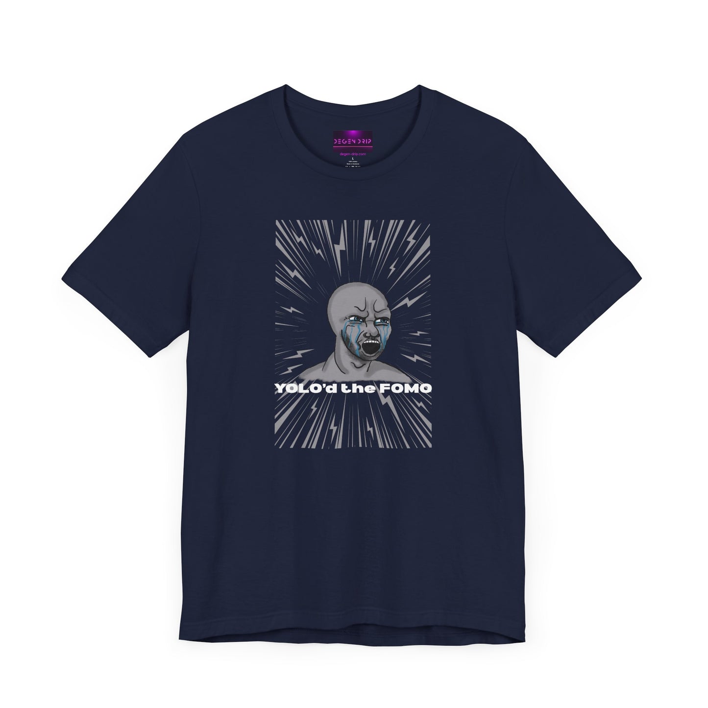 YOLO FOMO T-Shirt | Degen Clothing | Rage Wojak | What does YOLO mean