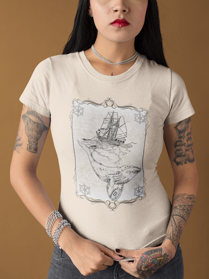 CRYPTO WHALE TRACKER T-Shirt | Bitcoin T-Shirt | Ship Artwork | BTC Merch