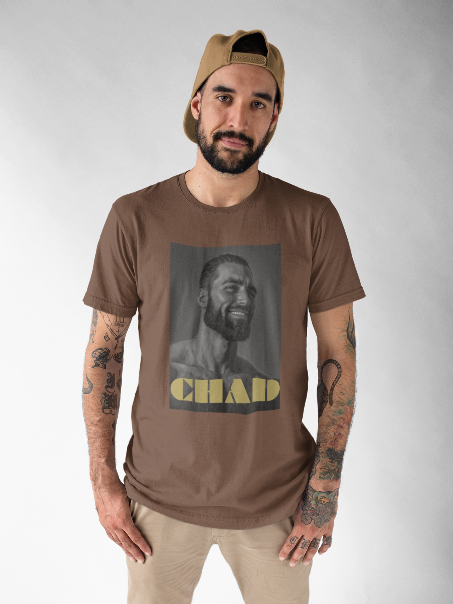 GIGA CHAD | Meme Shirts | Degen Clothing | Bitcoin Apparel