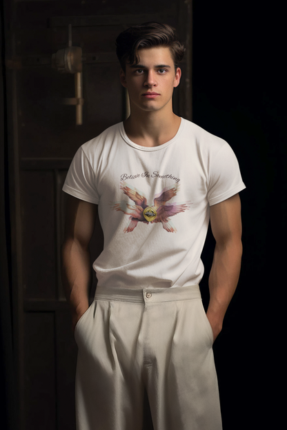 BELIEVE IN SOMETHING memes shirt | SPX 6900 | Crypto Clothing