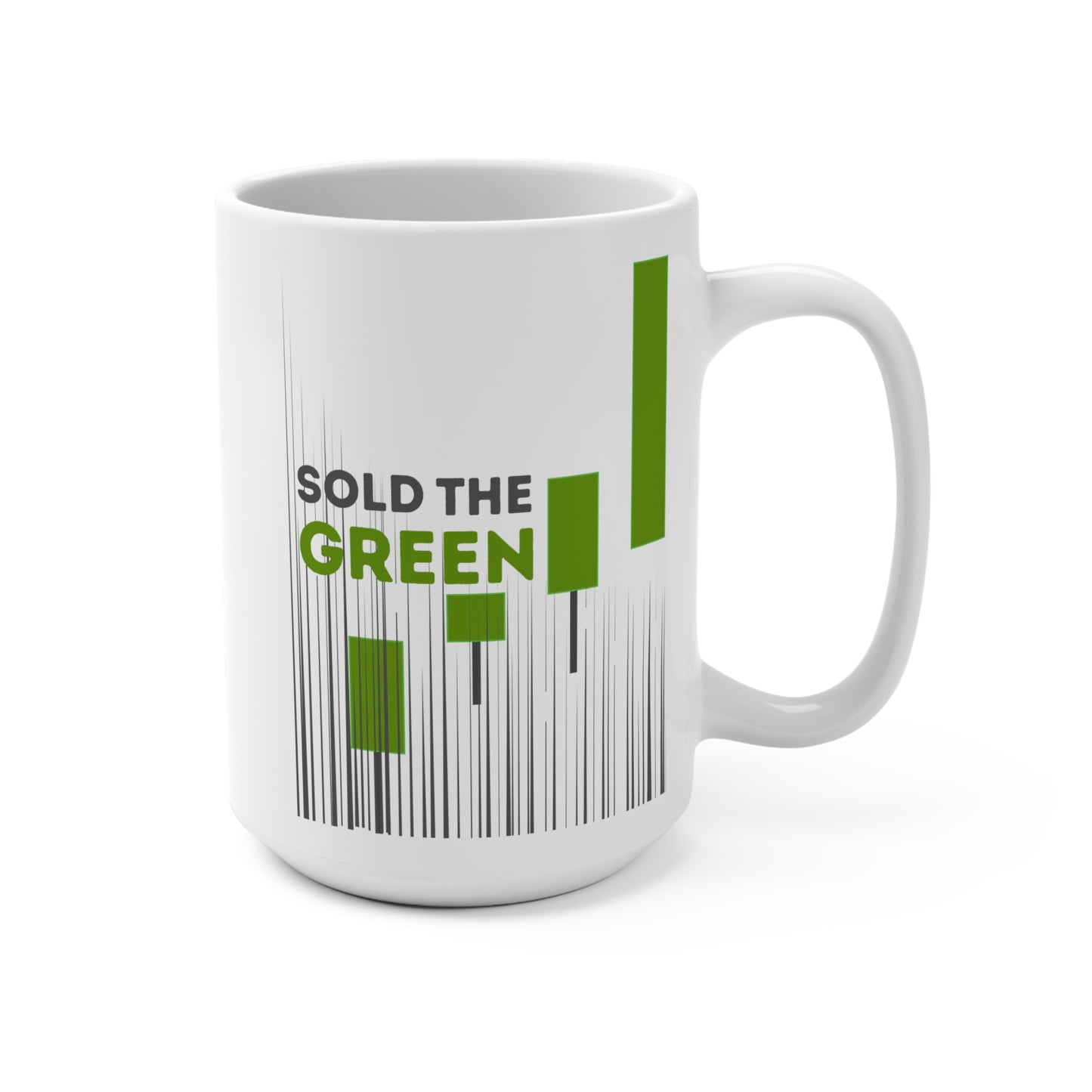BOUGHT THE RED - SOLD THE GREEN Coffee Mug | Bitcoin Merchandise | Crypto Mugs | WAGMI Miami