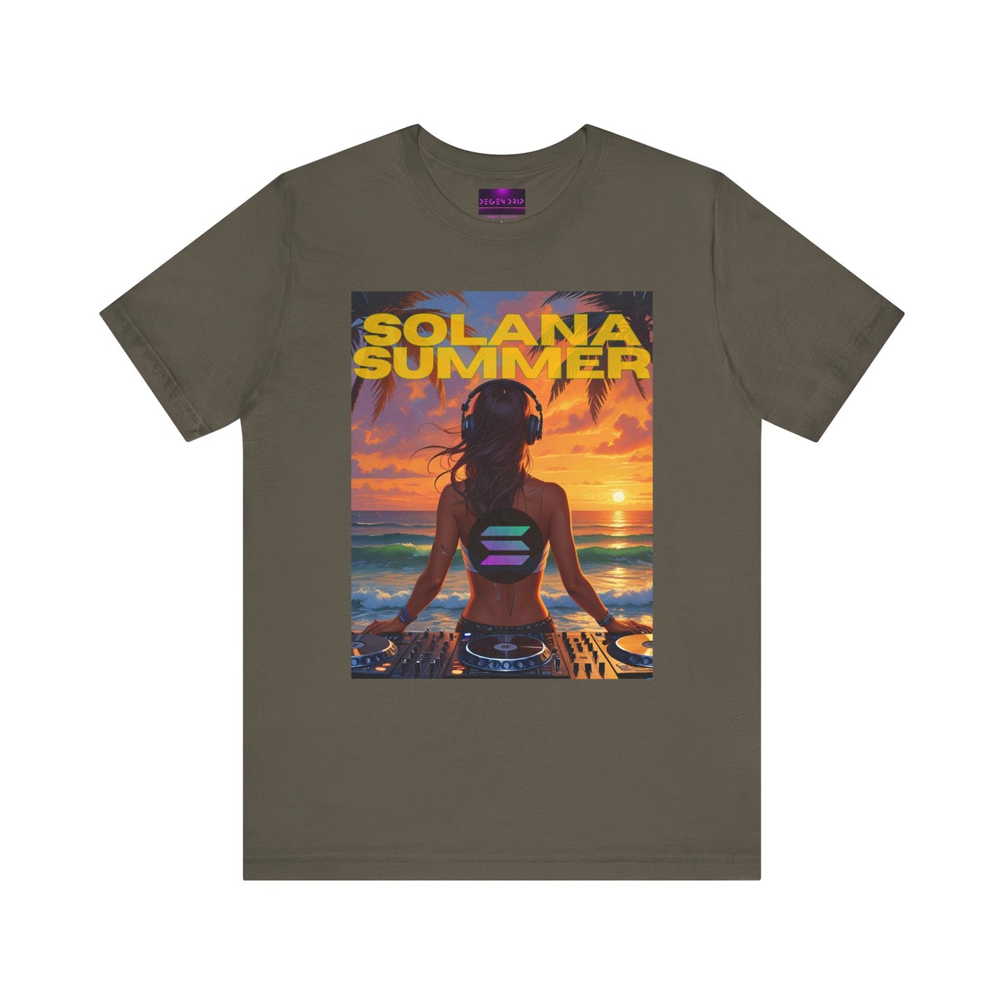 SOLANA SUMMER T-Shirt | Bitcoin Apparel | Debanked Miami | Degen Clothing