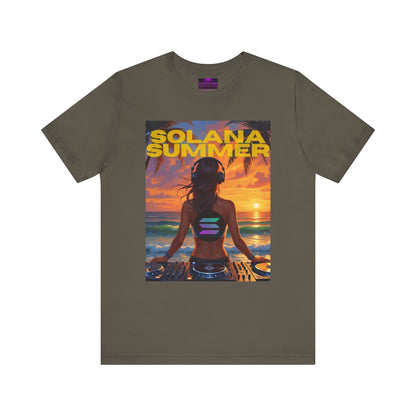 SOLANA SUMMER T-Shirt | Bitcoin Apparel | Debanked Miami | Degen Clothing