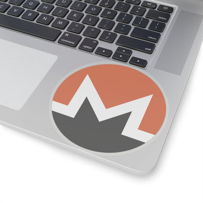 Monero Kiss-Cut Sticker | XMR Stickers | Crypto Laptop | TOKEN 2049