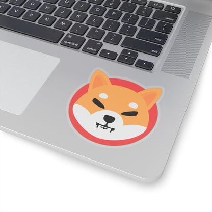 Shiba Inu Kiss-Cut Sticker | SHIB Stickers | Crypto Laptop | WAGMI MIAMI