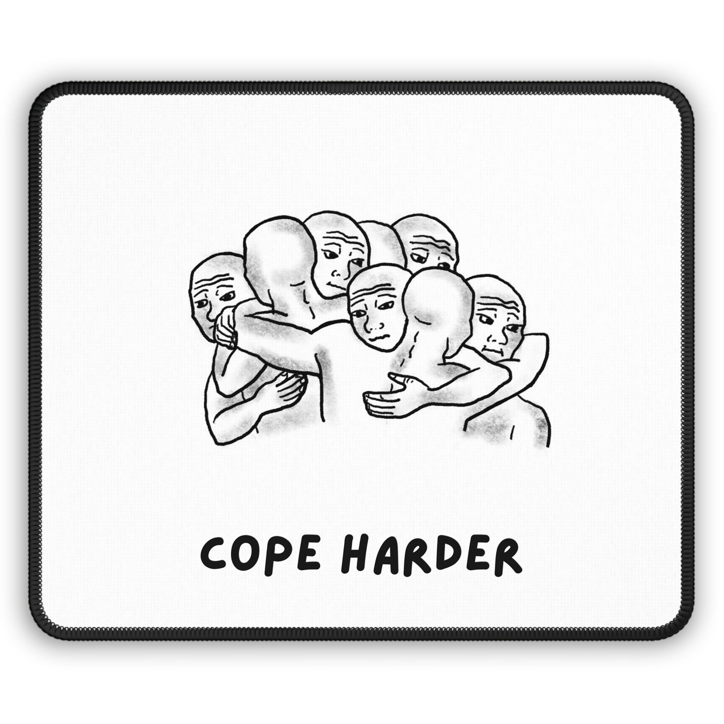 COPE HARDER Mouse Pad | Bitcoin Accessories | Wojak Merch | WAGMI Miami