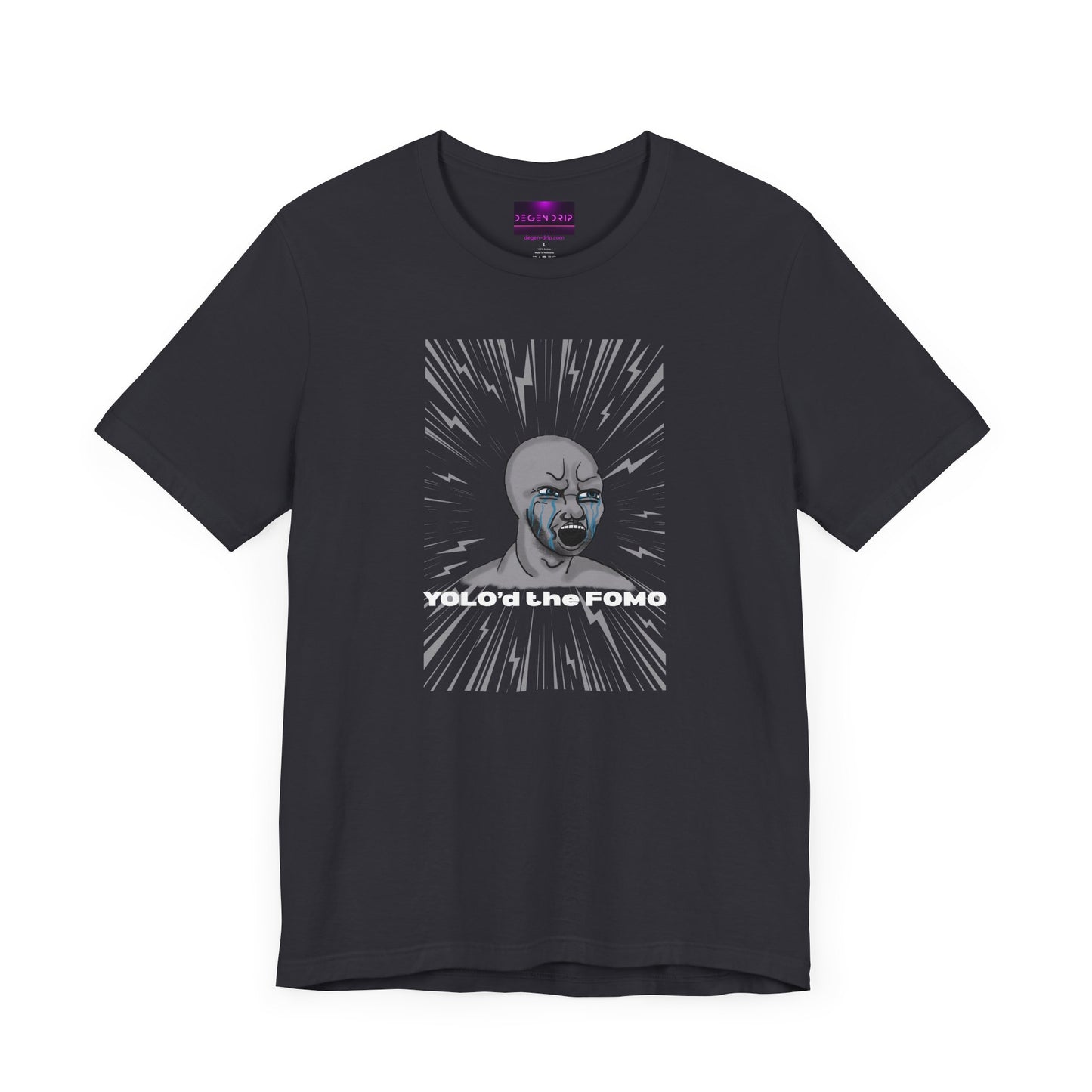 YOLO FOMO T-Shirt | Degen Clothing | Rage Wojak | What does YOLO mean