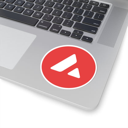 AVAX Stickers-Crypto laptop
