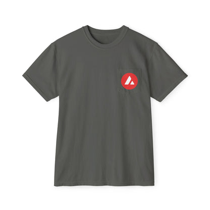 $AVAX Pocket Tee-Cryptocurrency Shirts