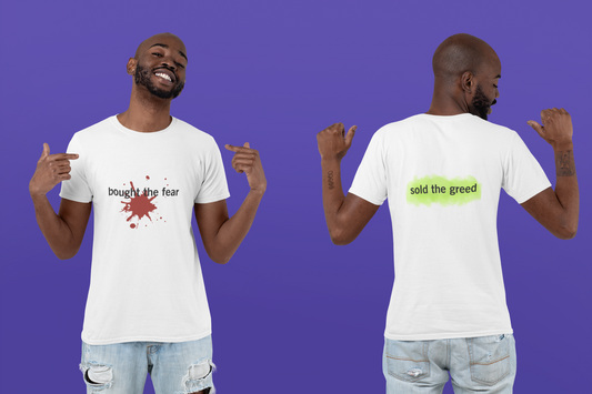BOUGHT THE FEAR - SOLD THE GREED-Crypto Apparel