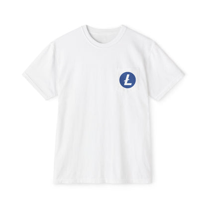 $LTC Pocket Tee-Crypto Shirts-Cryptocurrency Conference