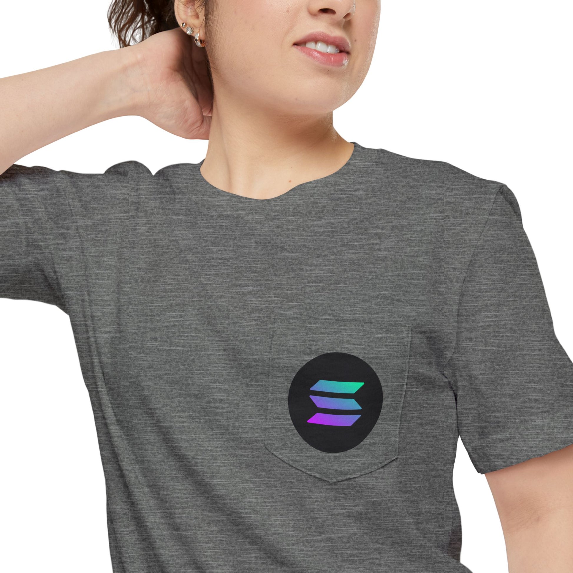  $SOL Pocket Tee-Cryptocurrency Clothing