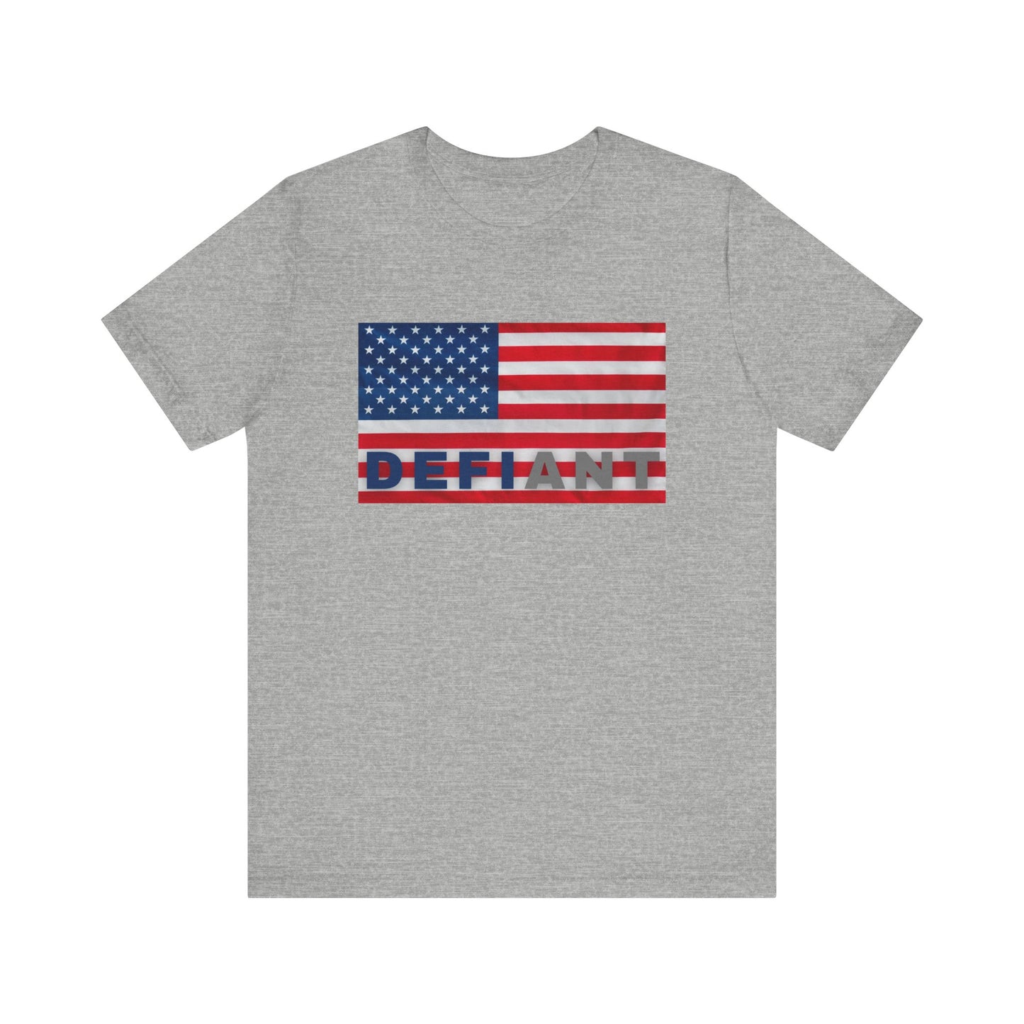 USA Defiant T-Shirt Gray